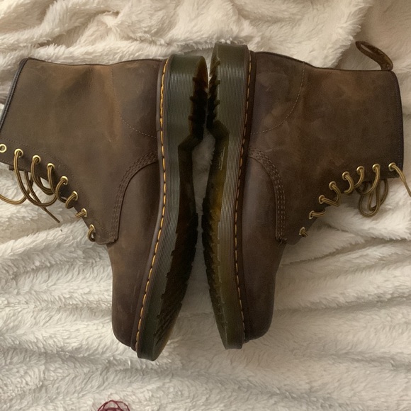 Dr. Martens - Size 12 US/ 46 EU 1460 CRAZY HORSE LEATHER LACE UP BOOTS - Picture 3 of 7